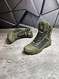 Берці Весняні Чоловічі Армійські (ЗСУ) Хакі Черевики Тактичні Весна, фото 2