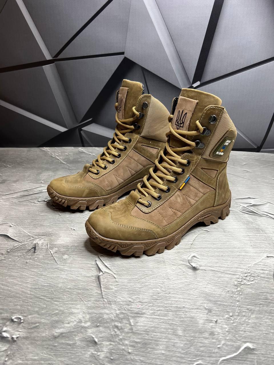 Берці Демісезонні Чоловічі Армейські (ЗСУ) Койот Черевики Тактичні Осінь, фото 1