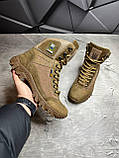Берці Весняні Чоловічі Армейські (ЗСУ) Койот Черевики Тактичні Весна, фото 7