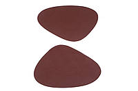 Сервірувальний килимок "Краплі" під тарілку (37 x43sм) (набір 2 шт). Бордовий