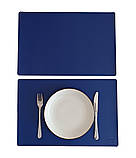 Кожана підкладка на стіл набір (30 х45sм) 2шт. (набір 2 шт, 7 кольорів), фото 8