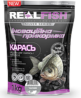 Прикормка RealFish карась чеснок 1 кг