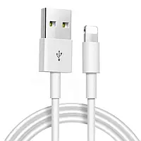 Кабель USB для зарядки телефонів iPhone білий iOS швидка зарядка