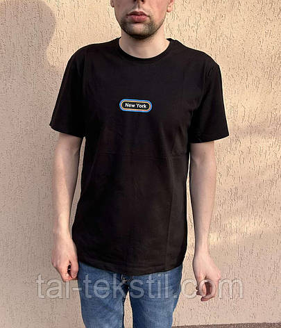 Чоловіча футболка вільного крою OVERSIZE якість коттон 100% виробництво Туреччина, фото 2
