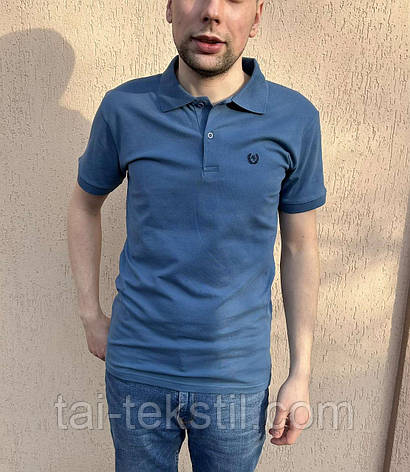 Чоловіча футболка - поло гарноі якості коттон 100% виробництво Туреччина, фото 2