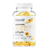 Витамин Д3 OstroVit Vitamin D3 4000 IU 120 капсул