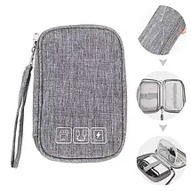 Міні-органайзер для документів, кабелів, зарядок (чорний колір), фото 3