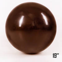 Латексна повітряна куля-гігант без малюнка Show Шоколад, 19" 47,5 см