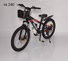 Дитячий велосипед 20д HAMMER VA-240 6-швидкостей, спресоване колесо,дискове гальмо