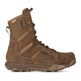 Тактичні водонепроникні демісезонні черевики 5.11 Tactical A/T 8" Waterproof Boot, Dark Coyote
