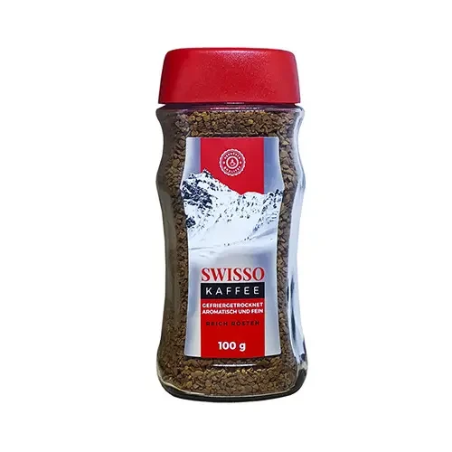 Розчинна кава в банці Swisso Kaffee, 100 г, 100% Арабіка, Швейцарія