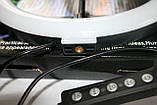 Світлодіодне лед кільце 26см RGB з тримачем для телефону блогера лампа, фото 6