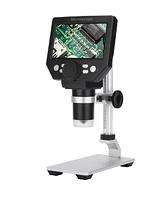 Цифровий мікроскоп з екраном на штативі (1-1000X, 4.3 дюйми, 10MP) G1000