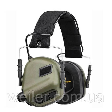 Активні навушники Earmor M31 mod3 для стрільби, тактичні захисні навушники, фото 1