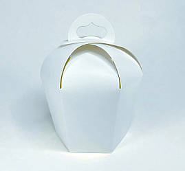 Коробка для паски Біла без вікна