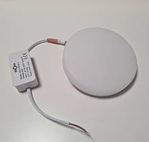LED світильник BIOM UNI-2 12W точковий врізний (РУХЛИВІ КЛІПСИ) 5000К 100*20 коло, фото 5