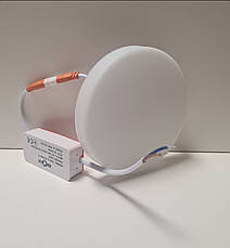 LED світильник BIOM UNI-2 12W точковий врізний (РУХЛИВІ КЛІПСИ) 5000К 100*20 коло, фото 6