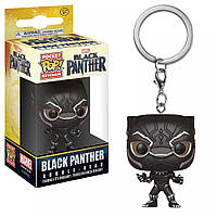 Фигурка брелок Funko Pop Марвел Черная Пантера Marvel Black Panther Bobble-Head 4 см