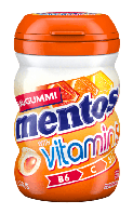 Жевательная резинка Mentos Vitamins Citrus без сахара , 50 гр