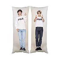 Подушка дакимакура K-pop BTS БТС Техен и Чимин декоративная ростовая подушка для обнимания