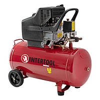 Компрессор 50л, 2HP, 1.5кВт, 220В, 8атм, 206л/мин. (PT-0003 Intertool)