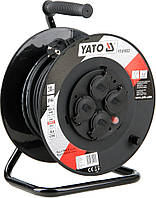 Удлинитель l = 30 м электр. / Сетевой до 16 А на катушке кабель 3-жильный Ø = 1,5 мм, YT-81053 YATO