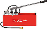 Компрессор ручной для контроля плотности трубных систем тиск- 5 МПа, емнисть- 12 л, YT-24800 YATO