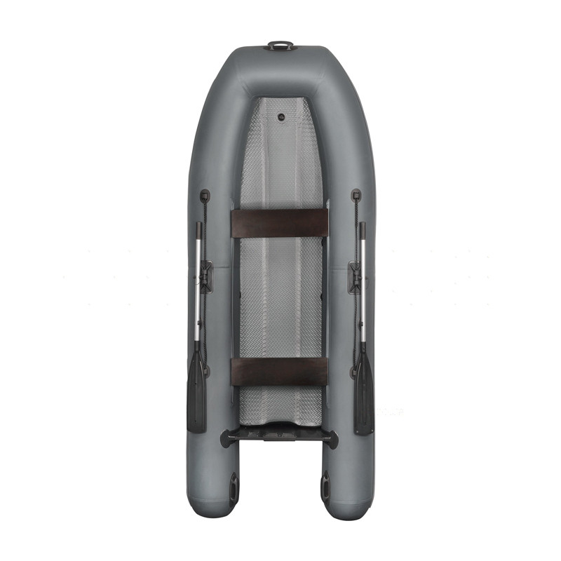 Надувний човен Parsun 300 сірий із суцільним аердеком на днищі, фото 1