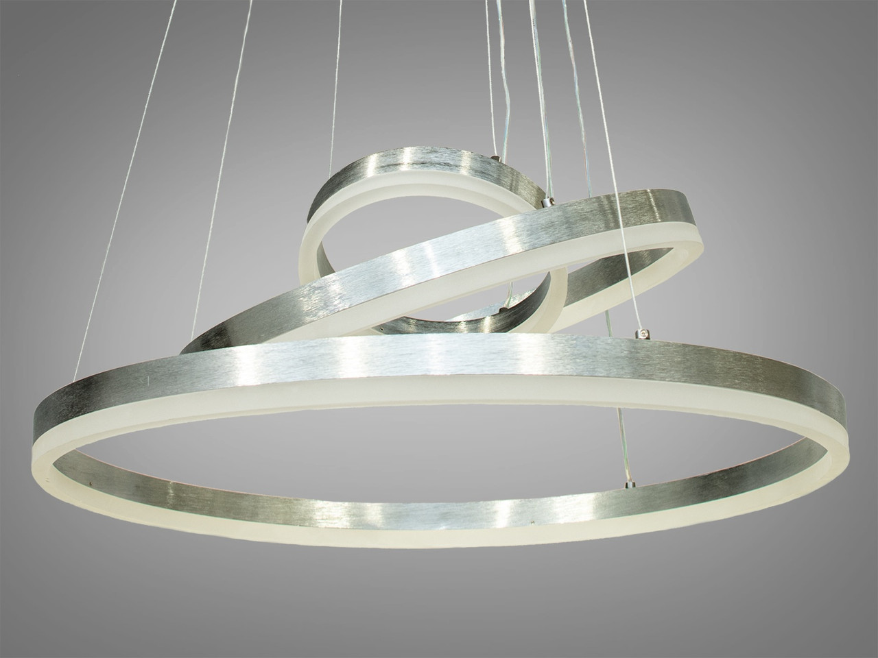 Люстра кільця Diasha D8174-600+400+200G dimmer, фото 1