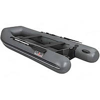 Надувний човен Parsun 300 сірий із суцільним аердеком на днищі, фото 3
