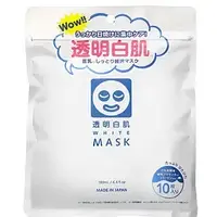 Топовые японские тканевые маски Ishizawa Lab Toumei Shirohada White Mask 10 шт