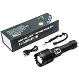 Ліхтар ручний акумуляторний X-Balog Bl-g200-p160, powerbank, фото 2