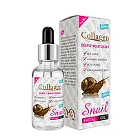 Масло для лица Collagen Snail Deeply Moisturizes 30 ml