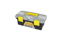 Ящик для инструментов MASTERTOOL з пластиковими замками знімні органайзери 10" 250х126х99 мм 79-2810