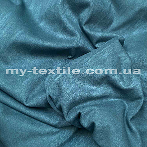 Тканина Замша щільна Бирюзовий