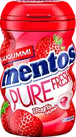 Жевательная резинка Mentos Pure Fresh с клубникой без сахара , 70 гр