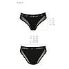 Трусики з прозорою вставкою Passion PS002 PANTIES M, black, фото 6