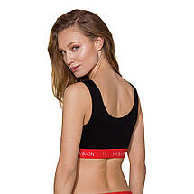 Спортивний топ на широких бретелях Passion PS003 TOP S, black, фото 2