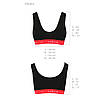 Спортивний топ на широких бретелях Passion PS003 TOP S, black, фото 6