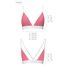 Спортивний топ з подвійними бретелями Passion PS007 TOP L, pink, фото 5