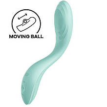 Вібратор із перловою стимуляцією точки G Original Satisfyer Rrrolling Pleasure Mint