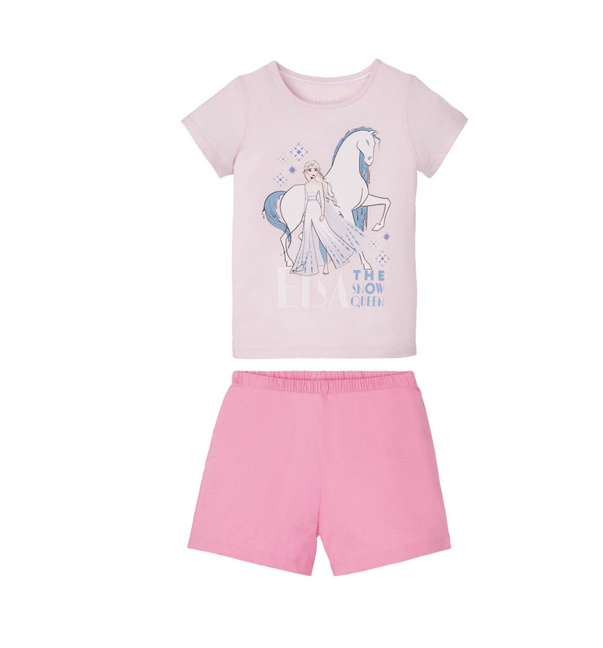 Піжама (футболка і шорти) для дівчинки Disney Frozen 349309-1 086-92 см (12-24 months) рожевий