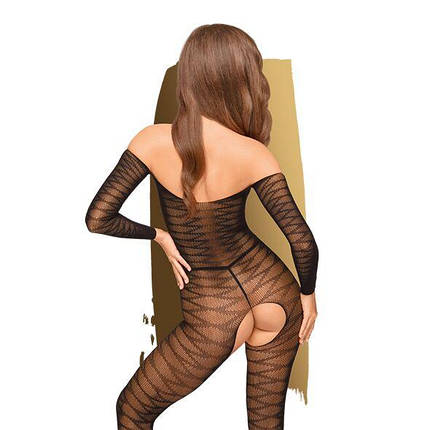 Бодістокінг з довгими рукавами Penthouse - Dreamy Diva Black S/L, фото 2