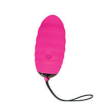 Віброяйце Adrien Lastic Ocean Breeze 2.0 Pink, пульт ДК, дуже потужний мотор, 10 віброрежимів