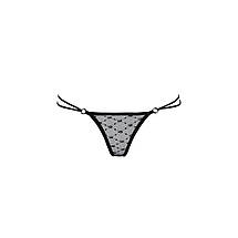 Трусики на зав'язочках з боків Passion Exclusive ZITA THONG S/M, black, фото 5