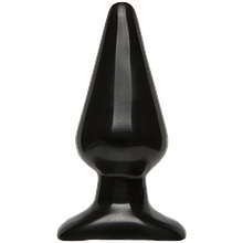 Анальна пробка Doc Johnson Smooth Classic Large - Black, макс. діаметр 5,7 см