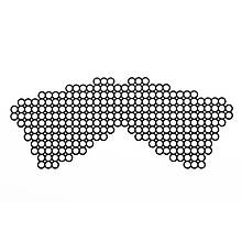 Маска на обличчя Bijoux Indiscrets - Erika Mask, вінілова, клейове кріплення, без зав'язок