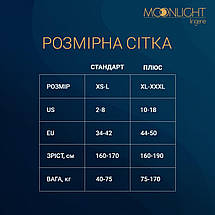 Мінісукня Moonlight Model 07 XS-L Black, глибоке декольте, відкрита спинка, фото 4