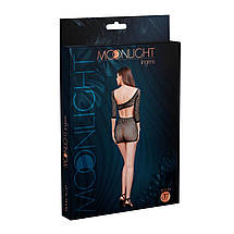 Мінісукня Moonlight Model 07 XS-L Black, глибоке декольте, відкрита спинка, фото 3