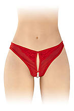Трусики з перлами та доступом Fashion Secret Sophie Red